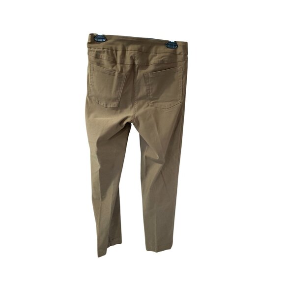 Multiples Slim Nation Women Size 4  brown Pull On Pants Pockets Dress Stretchy - Picture 4 of 4